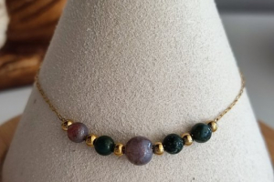 les bijoux de Corallie bracelet or agathe