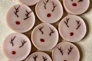 Pétale de cire fondant renne sirop d'érable