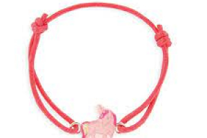 Bracelet enfant fille lacet licorne