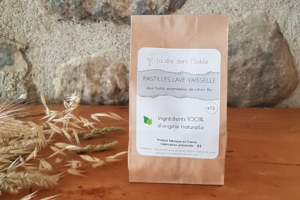 La tête dans le sable sachet pastilles lave vaisselle