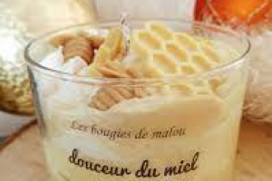 Bougie de Malou miel