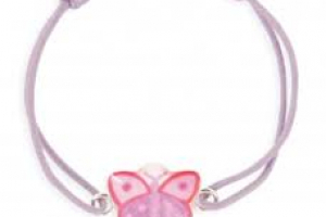Bracelet enfant fille lacet papillon