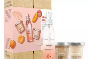 Blancreme coffret corps pèche abricot