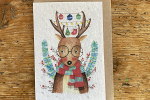 Les cartes de Lulu Noel "renne"