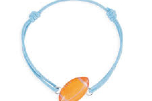 Bracelet enfant garçon lacet rugby