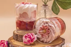 bougie fée mère grand modèle fleur de sakura