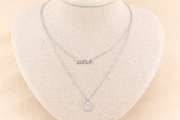 lilas de seine collier argent double amour 3103