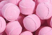 Mini bille de bain cerise