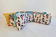Bouillotte cervicale sèche déhoussable motif femme