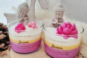 Bougie de Malou lotus Jasmin