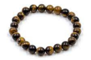 les bijoux de Corallie bracelet pierre ronde 8mm oeil de tigre