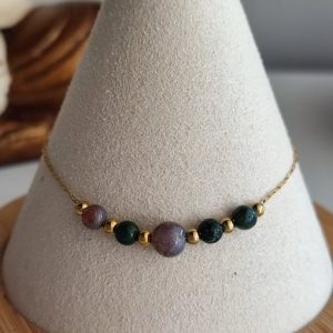 les bijoux de Corallie bracelet or agathe