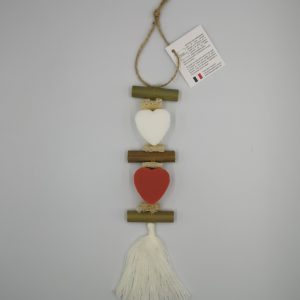 Brin de lavande tresse 2 coeurs amande fruits rouges