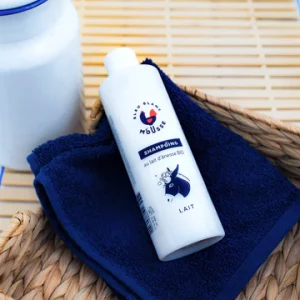 Bleu blanc mousse shampoing lait d'anesse bio