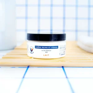 Bleu blanc mousse crème mains et visage lait d'anesse et argan