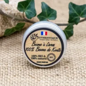 Authentique baume à lèvres 100% karité