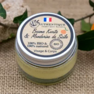 Authentique baume visage et corps beurre de karité et mandarine de Sicile