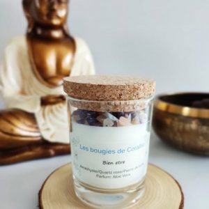 Bougie de Corallie lithothérapie bien etre