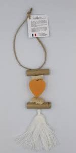 Brin de lavande tresse coeur fleur d 'oranger