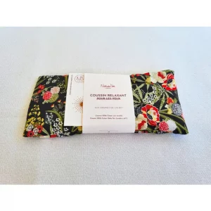 Bouillotte sèche déhoussable fleur apaisante yeux camomille