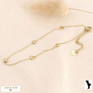 lilas de seine chaine cheville etoile 3174