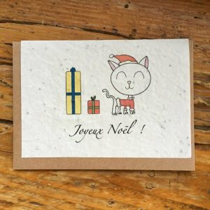 Les cartes de Lulu Noel "chat"