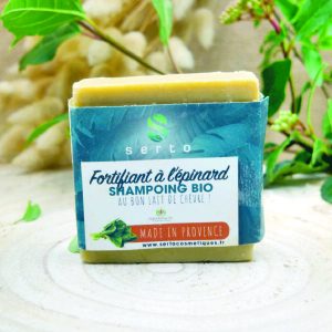 Serto shampoing bio au lait de chèvre pour cheveux ternes à fortifier