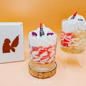 bougie fée mère St Valentin licorne grand modèle