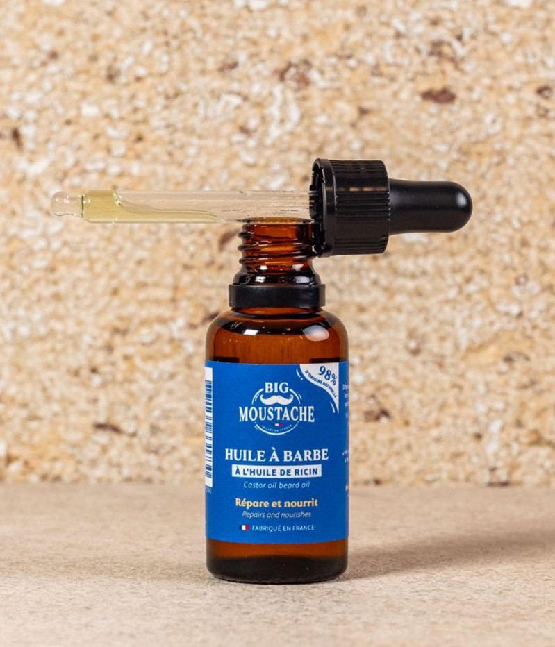 Big moustache huile à barbe
