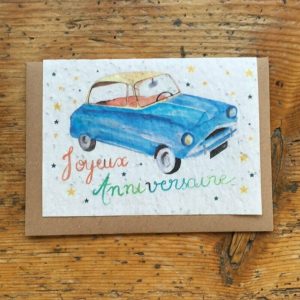 les cartes de Lulu "joyeux anniversaire"(voiture)