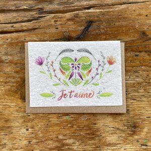 les cartes de Lulu "je t'aime"(papillon)