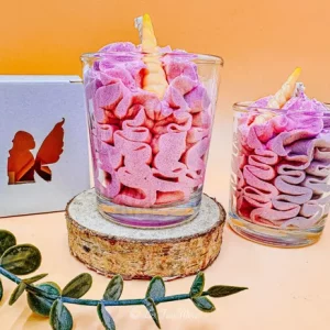 bougie fée mère St Valentin licorne