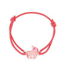 Bracelet enfant fille lacet licorne