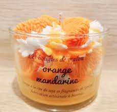 Bougie de Malou orange mandarine