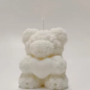 bougie fantaisie ours coeur