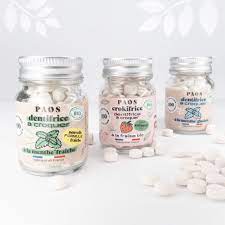 Paos dentifrice à croquer à la fraise