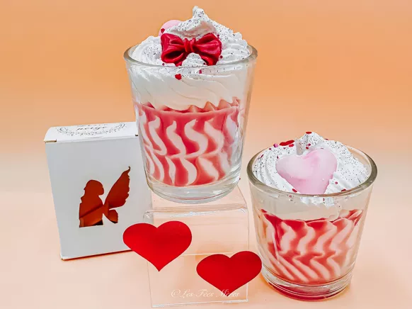 bougie fée mère St Valentin Perce neige