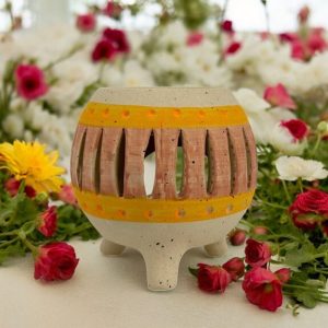 brule parfum céramique terre cuite rond