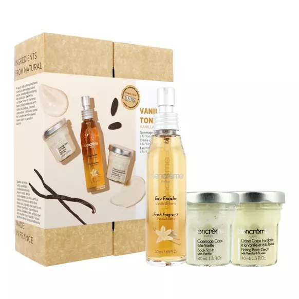Blancrème coffret corps vanille tonka