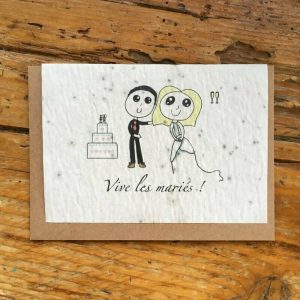 les cartes de Lulu "vive les mariés"(couple)